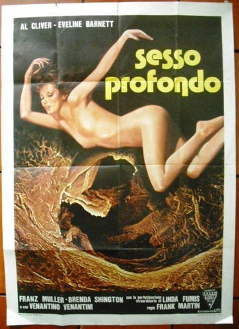 Sesso Profondo (Silvia Dionisio) Italian Movie Poster 70s