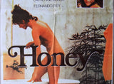 HONEY (CLIO GOLDSMITH) 39x27" Original Lebanese Movie Poster 80s