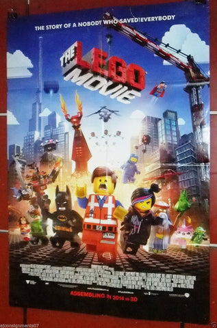 Lego 40"X27" Double Sided Original Movie Poster 2014