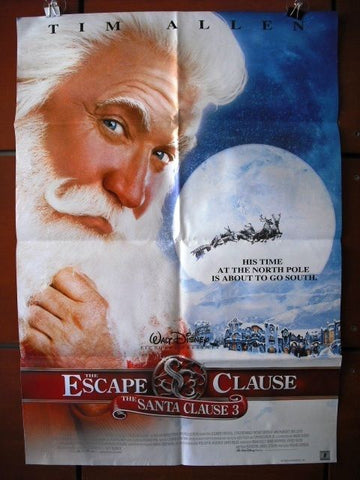 The Santa Clause 3 The Escape Clause Folded ORG 40x27 Poster