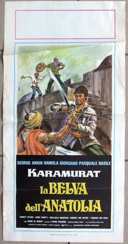 LA BELVA DELL'ANATOLIA KARAMURAT Italian Film Locandina Poster 70s