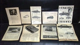 (Collection of 65) Cars Arabic Magazine Vintage Advertising Ads 20 to 80s