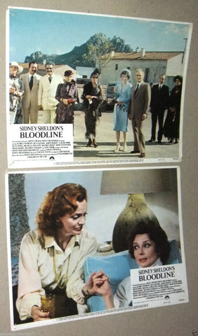 {Set of 8} Bloodline {AUDREY HEPBURN} 11x14 Org. U.S Lobby Cards 70s