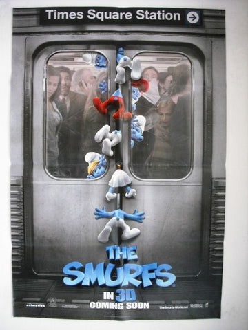 Smurfs Int. Orig. DS 40x27  "Style A" Movie Poster 2011