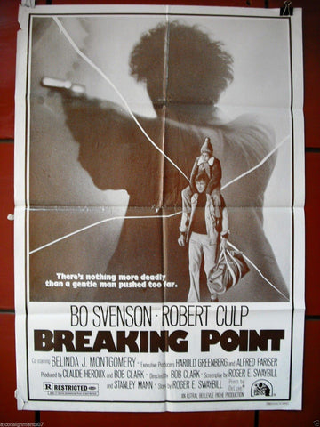 Breaking Point Lebanese Movie {Robert Culp} Poster 70s