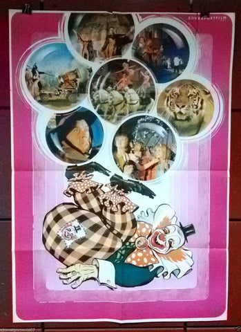 Le Gran Show, Bolshoy Attraktsion {Maya Menglet} Org. Russian Movie Poster 70s