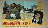 (Lot of 10) VIVA LA MUERTE TUA {Franco Nero} Org. Italian Movie Lobby Card 70s