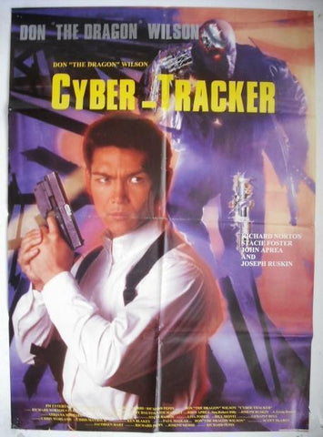 Cyber Tracker "Don 'The Dragon' Wilson" Original Lebanese Movie Poster 90s