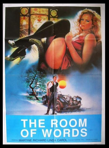 Room of Words Int. Italian Movie Lebanese Original Poster 90s