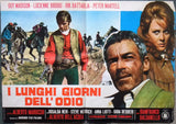 (Set of 8) i lunghi giorni dell'odio GUY MADISON Italian Film Lobby Card 60s