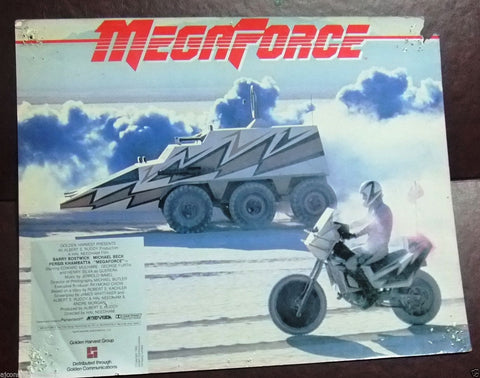 {Set of 4} Megaforce (Edward Mulhare) 11X14" Original Movie LOBBY CARD 80s