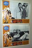 {Set of 8} DAGMAR's HOT PANTS INC {Diana Kjaer} 11x14 Org. U.S Lobby Cards 70s