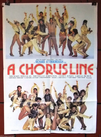 A CHORUS LINE ORIGINAL {MICHAEL DOUGLAS} Lebanese Movie Poster 80s