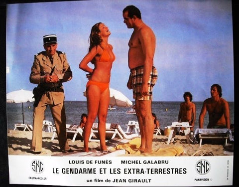 Le Gendarme et les Extra-terrestres Michel Galabru Movie Lobby Card 70s