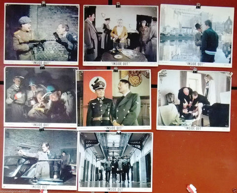 {Set of 8} Inside Out {James Mason} 8x10"  U.S Lobby Cards 70s