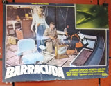 (Set of 8) Barracuda {WAYNE CRAWFORD} Org Italian Movie Lobby Card 70s