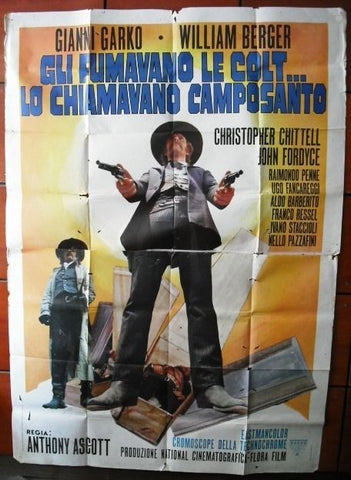 Gli Fumavano le colt Italian Movie 4F Poster 70s