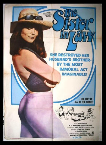 The Sister-in-Law "John Savage" Original Lebanese Movie Poster 70s