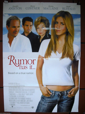 Rumor Has It Folded {Jennifer Aniston} Movie Poster 40" x27" Original 2005