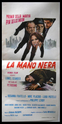 La Mano Nera {Lionel Stander} Italian Movie Locandina Poster 70s