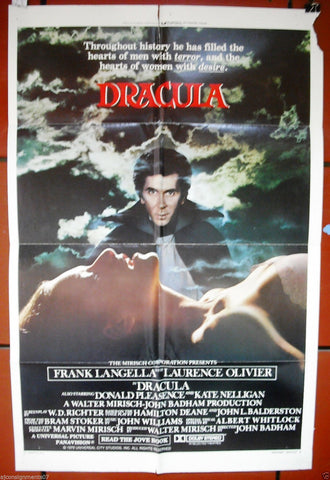 Dracula {Frank Langella} Original Style B Movie Poster 70s