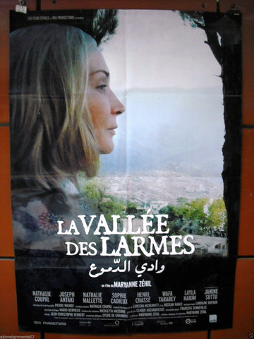 La vallée des larmes وادي الدموع (Nathalie Coupal) Original Lebanese Canadian Movie Poster 2012