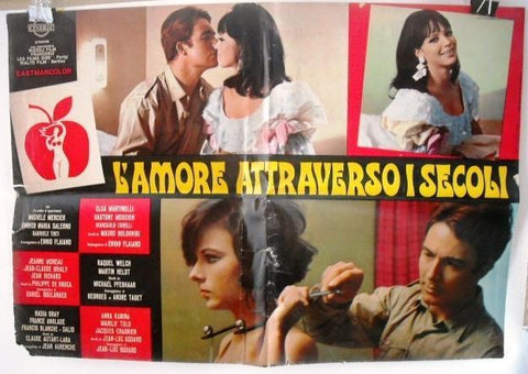 L' Amore Attraverso I Secoli  Italian Lobby Card 60s