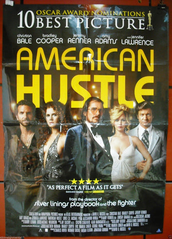 American Hustle {Christian Bale} 40"X27" Original Movie Poster 2014