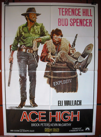 Ace High {TERENCE HILL} Original Lebanese Movie Poster 60s
