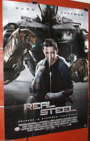 Real Steel {Hugh Jackman} Original 40x27 SS Movie Poster 2011