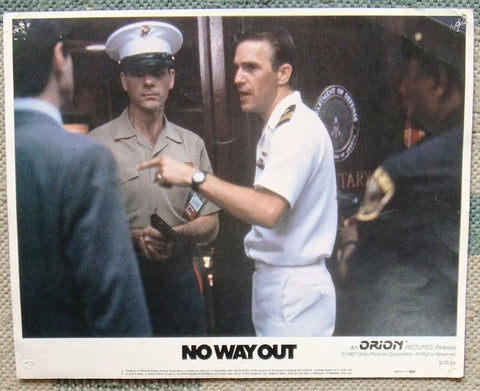 {Set of 8} No Way Out (KEVIN COSTNER) ORG 11X14"  LOBBY CARD 80s