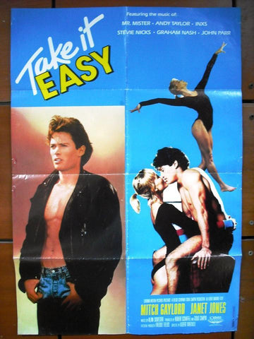 Take It Easy "Andy Taylor" Original Lebanese Movie Poster 80s