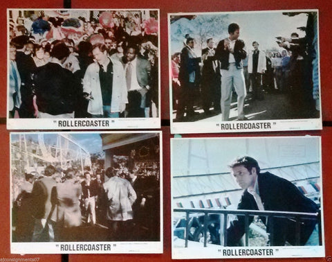 {Set of 4} Rollercoaster {Timothy Bottoms} 8x10"  U.S Original Lobby Cards 70s
