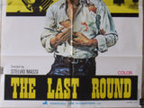 The Last Round: Luc Merenda 27x39" Original Lebanese Movie Poster 70s