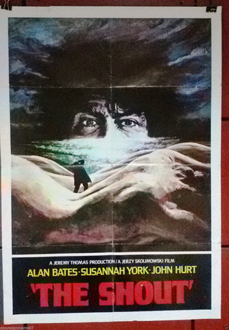 The Shout {Alan Bates} Original 39x27" Lebanese Movie Poster 70s