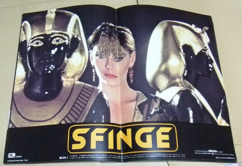 {Set of 8} Sfinge {Frank Langella} Org. Italian Lobby Card 80s