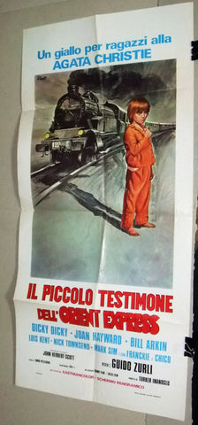 PICCOLO TESTIMONE DELL ORIENT EXPRESS DICKY D. Italian Film Locandina Poster 70s