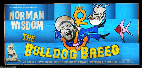 22-Sheet THE BULLDOG BREED {NORMAN WISDOM} Org. Movie Billboard Poster 60s