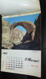 Vintage Calendar Arabic P. Marzari Printed in Schio, Italy 1965