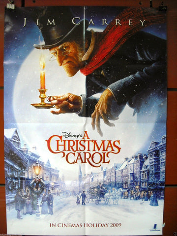 A Christmas Carol {Jim Carrey} 40X27 Original Single Side INT. Movie Poster 2009