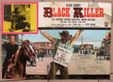 (Set of 4) Black Killer (Klaus Kinski) Italian Film Lobby Card 70s