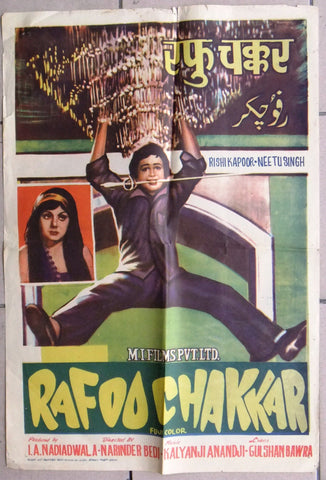 Rafoo Chakkar (RISHI KAPOOR) Bollywood Hindi Original Movie Poster 70s