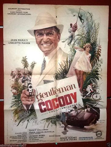 Le Gentleman de Cocody (Jean Marais) 80 x 60 cm French Movie Poster 60s