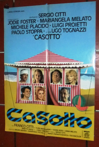 (Set of 9) CASOTTO Beach House Jodie Foster Original Italian Film Lobby Card 70s