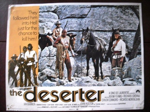 The Deserter {Bekim Fehmiu} Original Movie Lobby Card 70s Card # 2