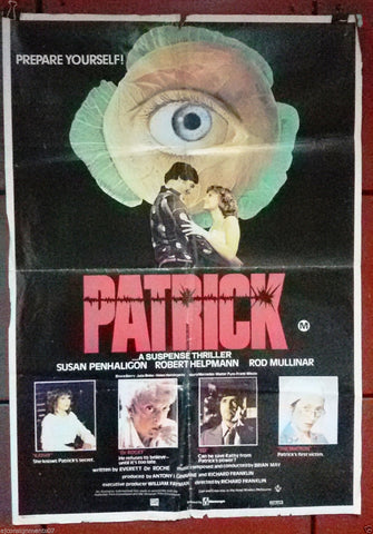 Partick {Susan Penhaligon} Original 40x27" Lebanese Movie Poster 70s