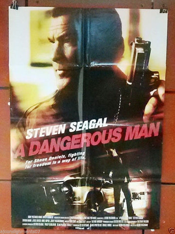 A Dangerous Man {Steven Seagal} 40X27 Original INT. Movie Poster 2009