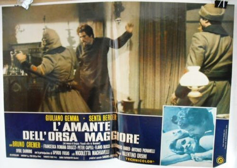 L'amante Dell' Orsa Maggiore Sybil Danning Italian Lobby Card 70s