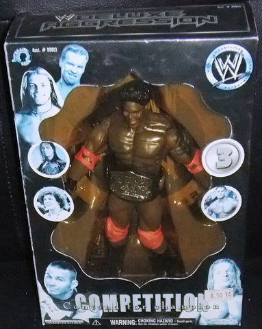 Competition Contend For Champion Action #3 Figure WWE Jakks Wrestler Rare 2005