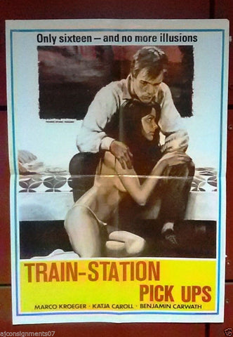 Train Station Pickups {Katja Bienert} 27"x20" Lebanese Original Movie Poster 70s